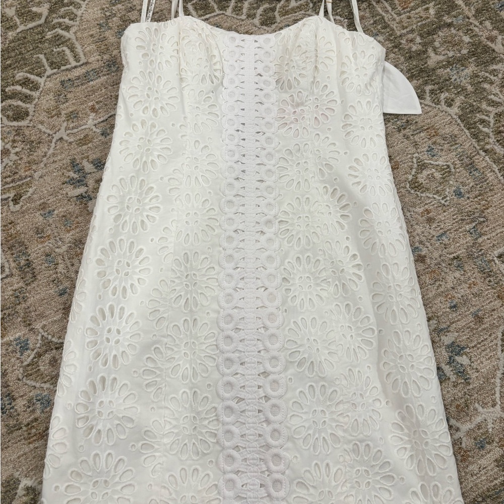 Lilly Pulitzer White Floral Mini Dress
